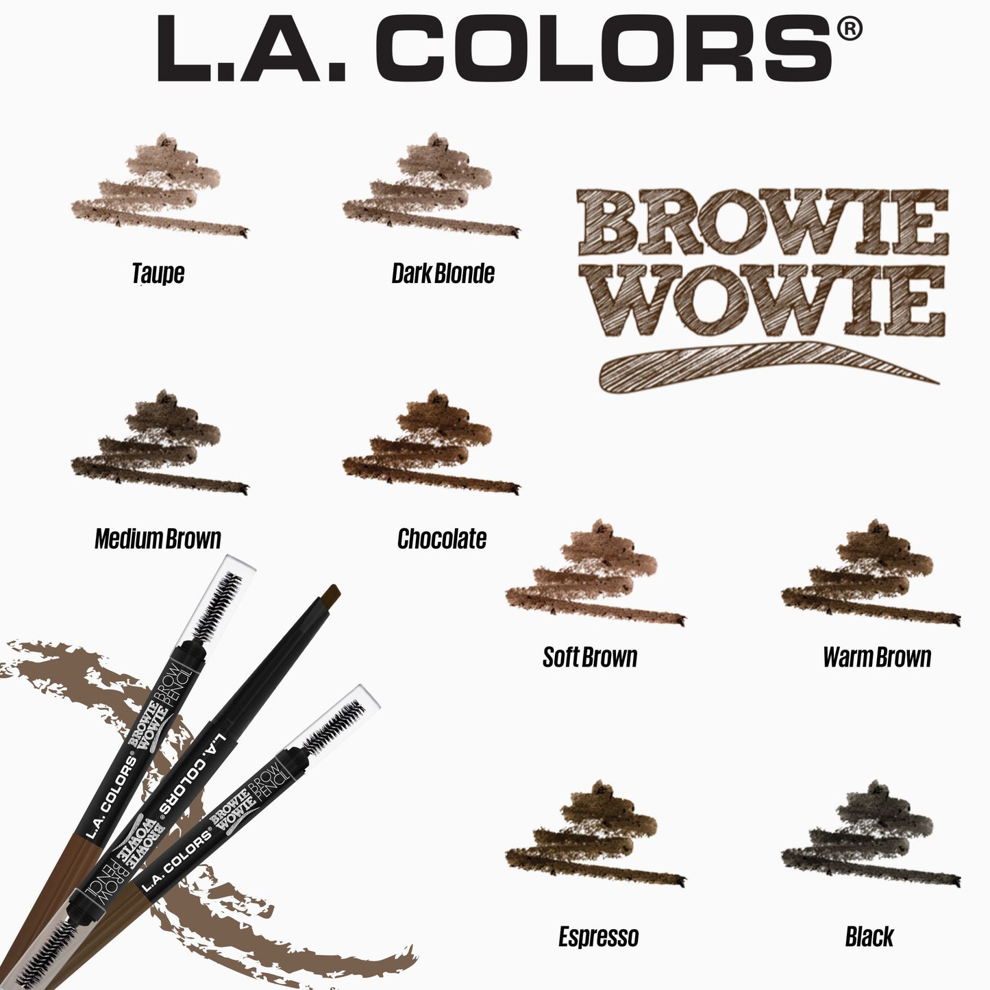 Browie Wowie Brow Liner | Taupe | Define & Fill | 0.007 Fl Oz