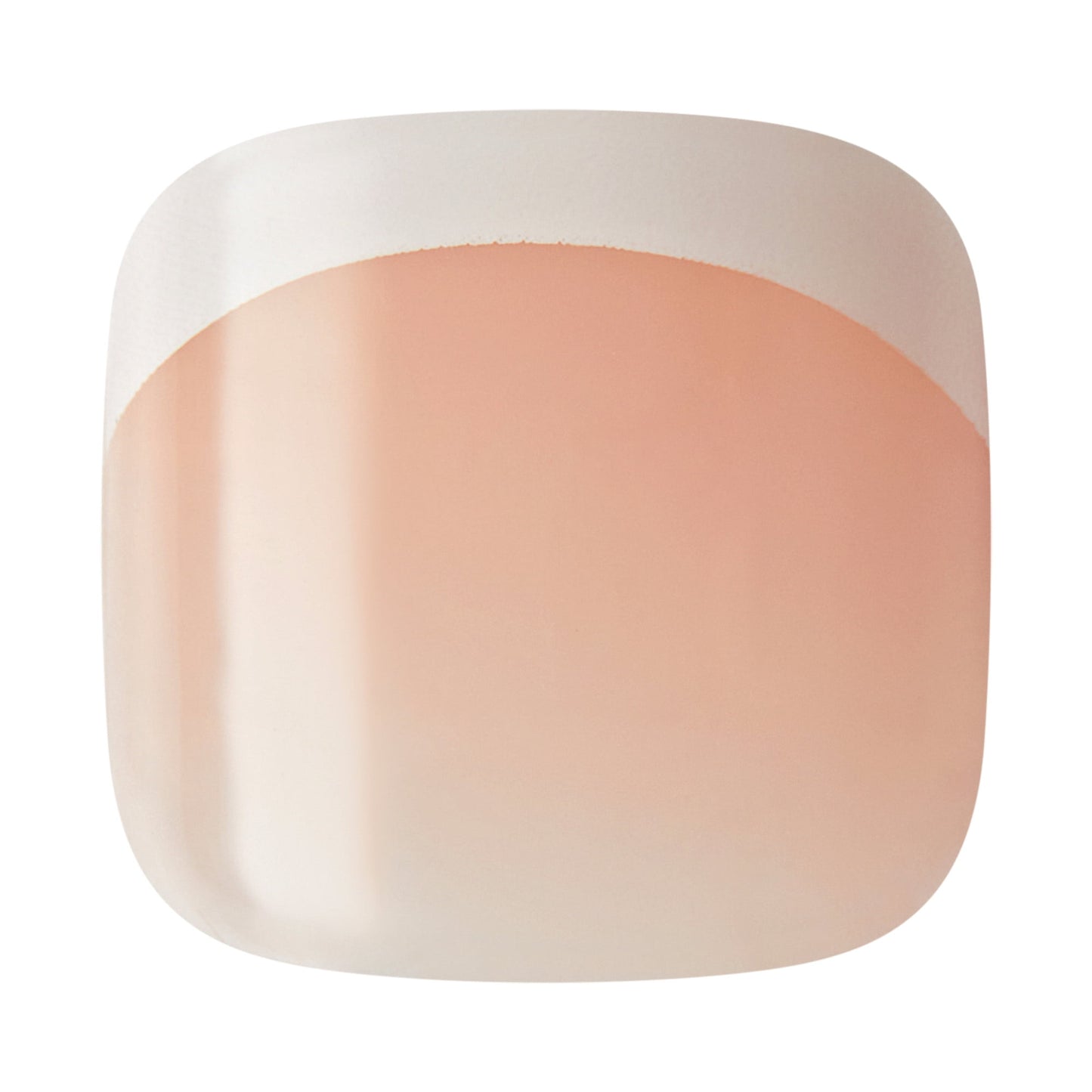 Blanc Chic Press-On Toenails | Beige Short Squoval | 24 Count KISS imPRESS