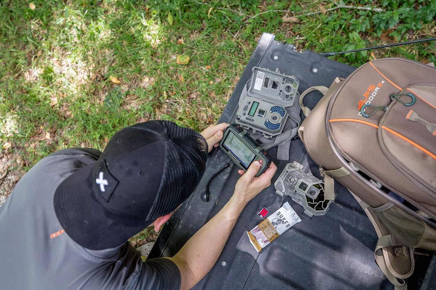 ALPS OutdoorZ Motive Trail Camera Backpack, Protective Compartments for Game Cameras and Other Gear/Game Camera Bag/Padded, Long-Lasting & easy to carry