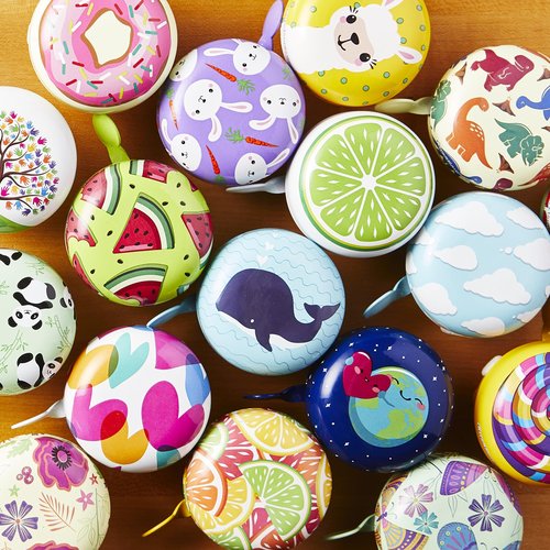Cute Dinosaur Bicycle Bell with Loud Clear Sound, Bike Bells for Adults & Kids, Durable Bike Bell for Scooters, Toddler Bikes, and Cycling Accessories by Cute Things Seattle