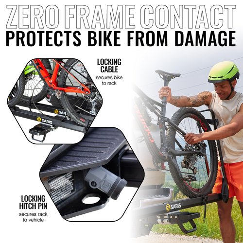 Saris MHS Bike Carrier Modular Hitch System for Cars, Trucks and SUVs, Precision Machined Aluminum Bike Rack