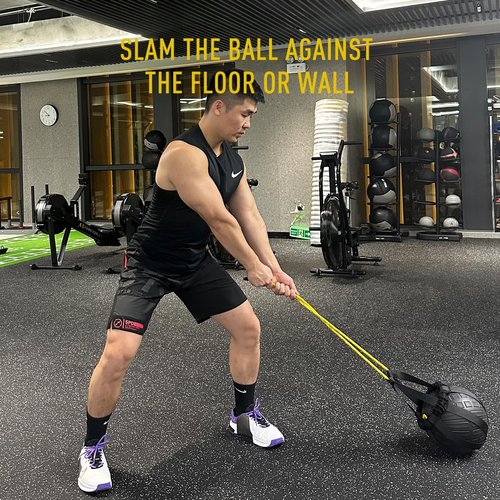 Medicine Ball Bag, Medicine Ball Rope, Rotation, Swinging, and Logging, Yellow Kettlebell Swinging, Russian Rotation, Counter Rotation Swinging, and Hammer Swinging (Excluding Medicine Balls)