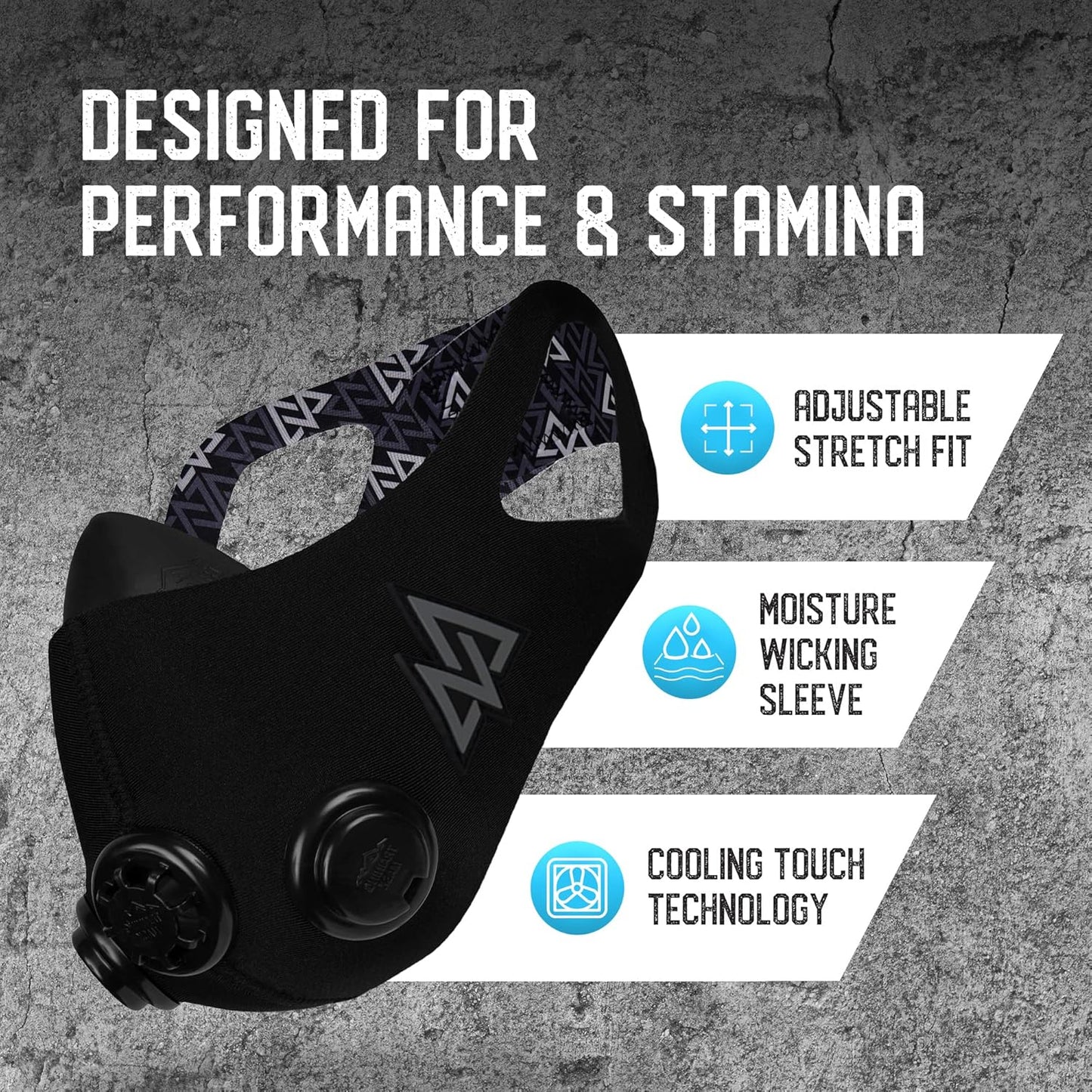 TRAININGMASK 2.0 - Elevation Training Mask for High Altitude Endurance & Breathing Workouts - Ideal for Running & Cardio