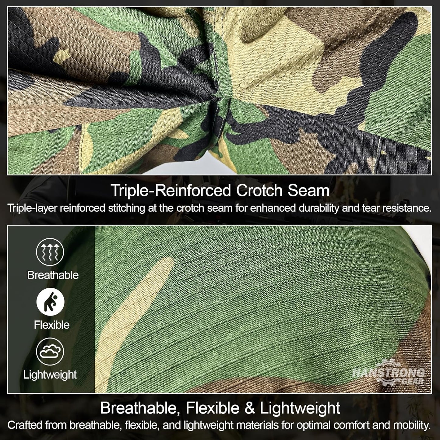 Military Tactical Mens Hunting Combat BDU Uniform Suit Shirt & Pants with Belt MC