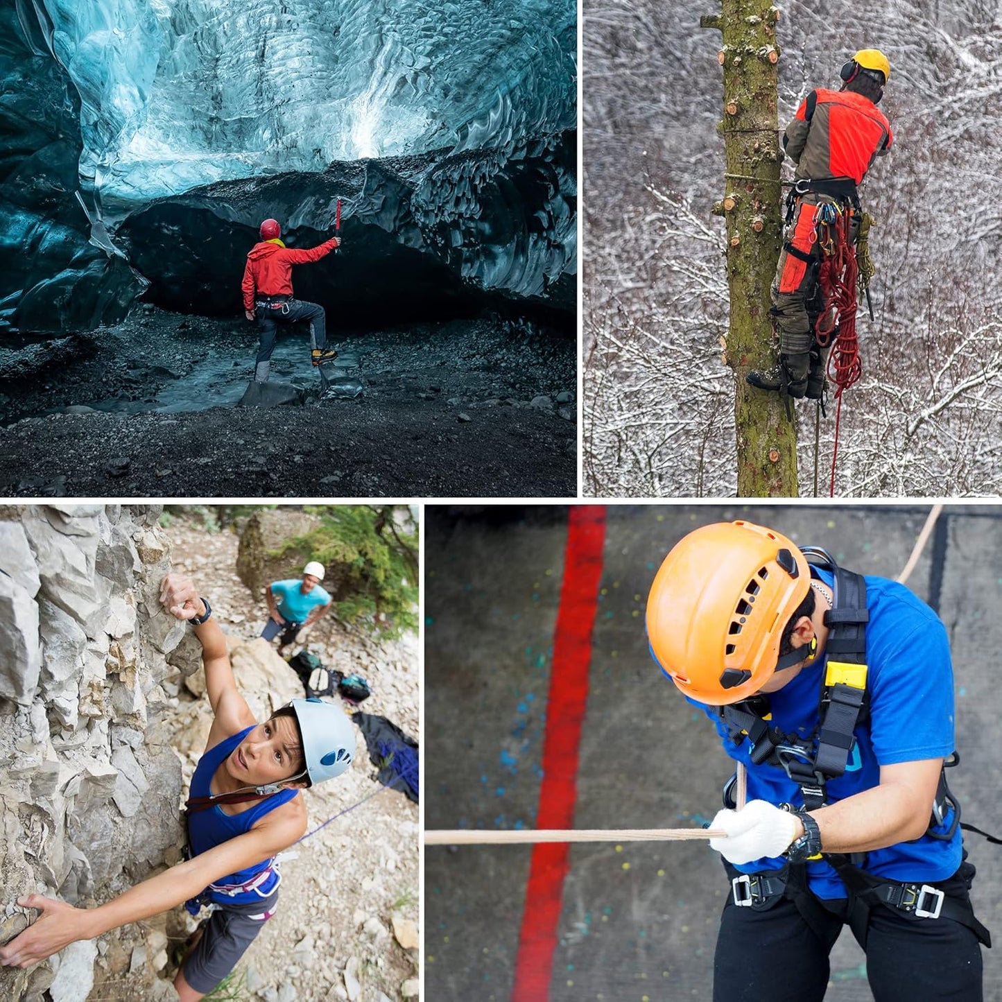 4-Step Nylon Climbing Etrier Ladder – Lightweight Aider for Tree Work, Rescue & Rock Climbing