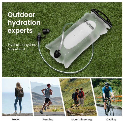 MOUNTAINTOP 70L Internal Frame Backpack with 3L Hydration Bladder