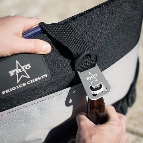 Frio Original Softside Cooler, The Frio Original Softside is Super Lightweight, Holds Ice up to 48 Hours - Zipper Opening That is Easy to Use! Ice Chest Rustic Leather (M) - 18 Can Capacity