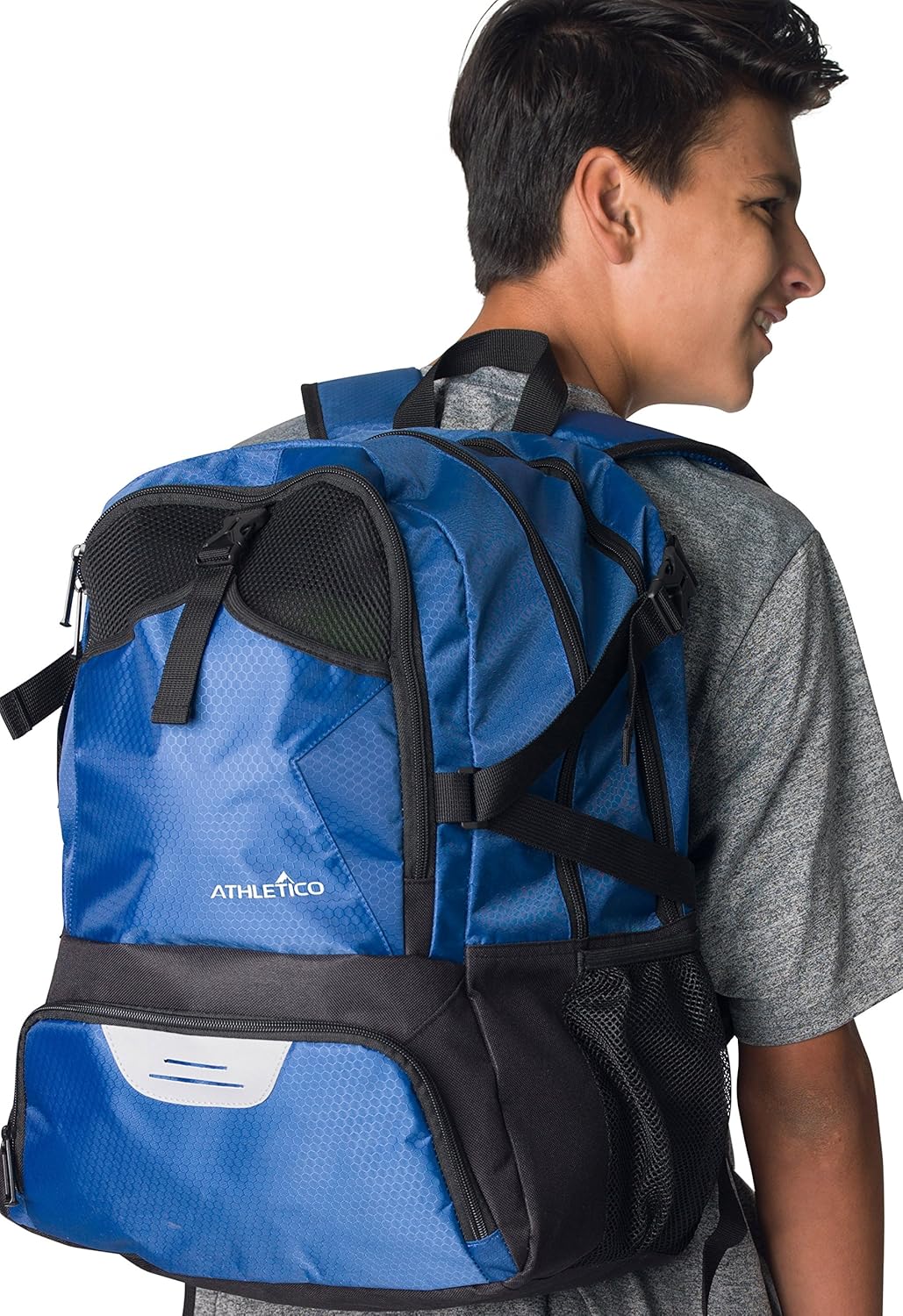 Athletico National Soccer Bag - Backpack for Soccer, Basketball & Football Includes Separate Cleat and Ball Holder