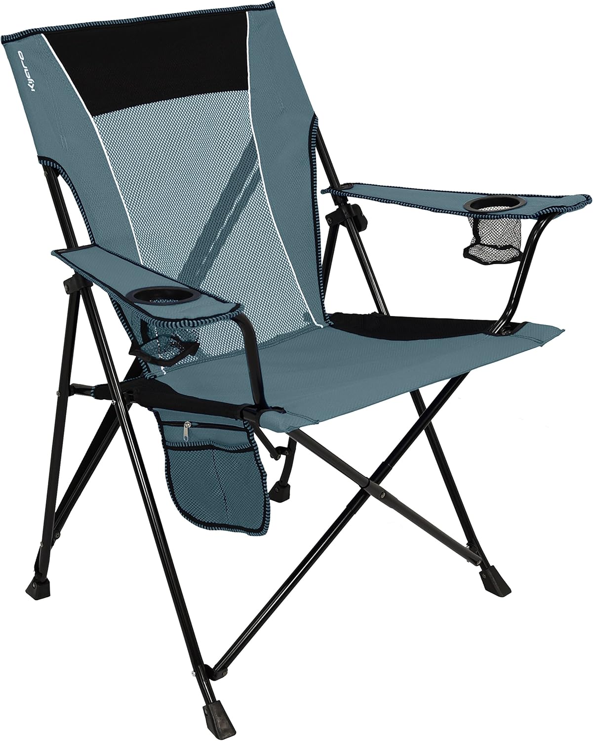 Kijaro Beach Sling Chair with Cooler Pocket - Various Fun Colors & Patterns - Perfect Beach Folding Chair and Camping Chair - Includes a Detachable Pillow