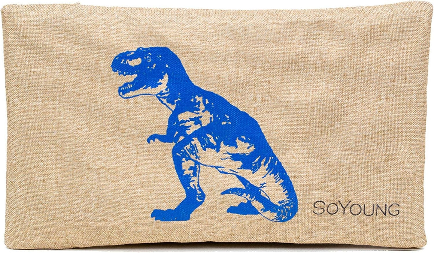 SoYoung Ice Pack - Adults - Kids - Lunch Boxes - Coolers - Backpacks - Eco-Friendly - Non-Toxic - Blue Dinosaur