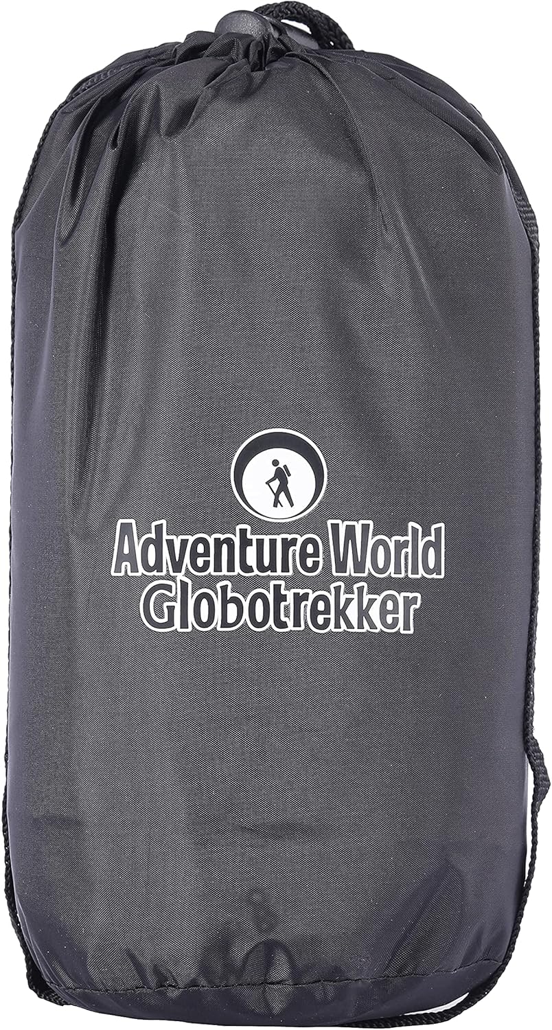 Adventure World Globotrekker Backpack Poncho Lightweight Waterproof Rain Poncho for Hiking, Camping, Travel & Outdoor Use