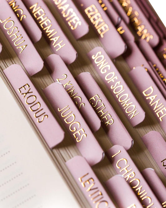 Bible Tabs for Women Study Bible, Embossed Matte Catholic Bible Tabs Gold, Laminated Bible Tabs, Bible Book Tabs w/Old & New Testament Neutral Bible Labels Tabs, Perfect Bible Study Supplies Oak
