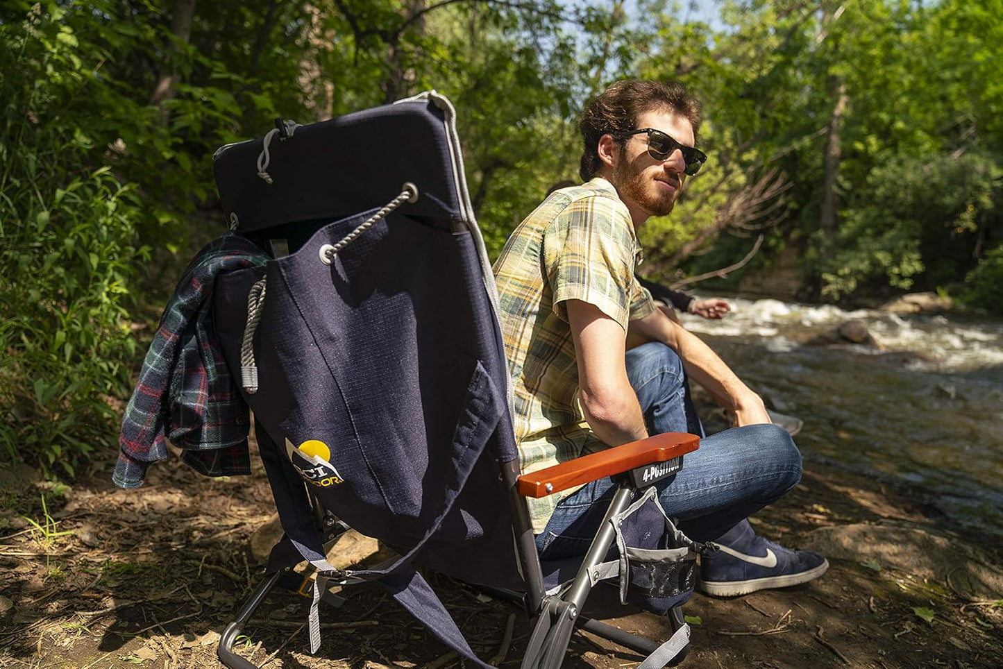 GCI Outdoor Wilderness Reclining Portable Backpack Chair
