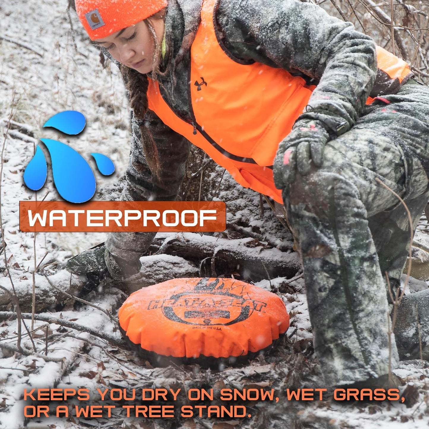 Therm-A-SEAT Heat-a-Seat Insulated Hunting Seat Cushion/Pillow