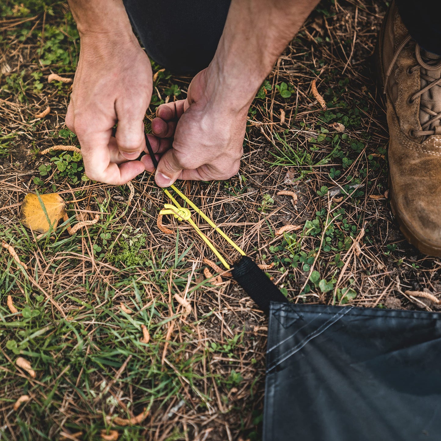 Gazelle Tents™ T4 Plus Hub Tent Overland Edition, Easy 90 Second Set-Up, Waterproof, UV Resistant, Footprint, All-Terrain Stakes, 4-8 Person, Alpine Green/Oak Moss, 78" x 94" x 165", GT451GR