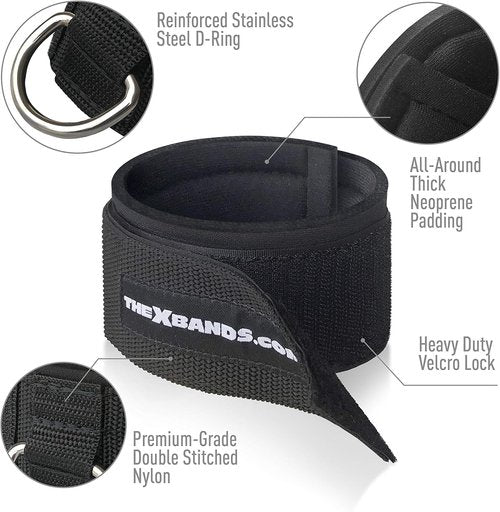 Gym Cable Attachments - Versatile Handles for Home Fitness & CrossFit Workouts
