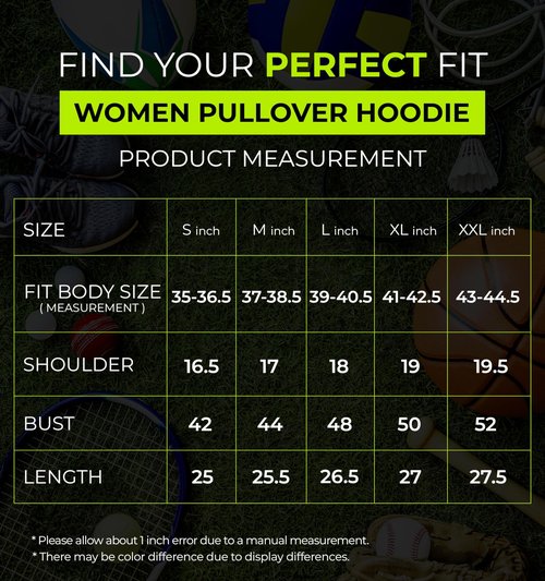 URBAN BUCK Womens Fleece Lined Hoodie High Visibility - Long Sleeves Arryn Quarter Zip Up - Neon Green Oversize Pullover Sweatshirt Top (L)