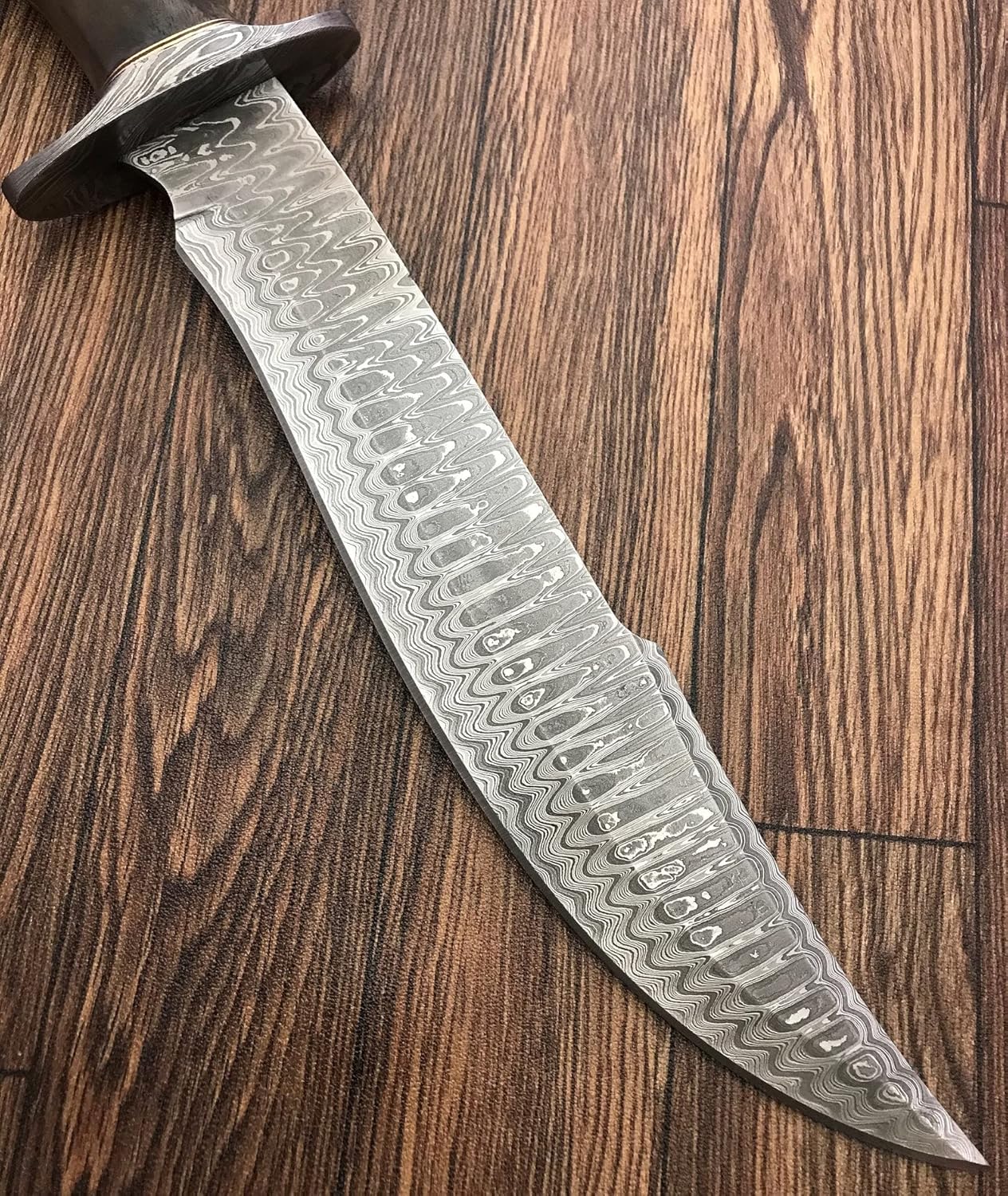 Custom Handmade D2 Steel 15.00 Inches Hunting Knife - Beautiful Rose Wood Handle (REG -1118)