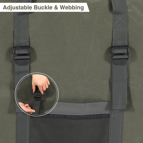 REDCAMP Folding Table Storage Bag, WaterProof Carry Bag with Handles for Folding Picnic Camping Card Table, Green 36" D x 5" W x 30" H