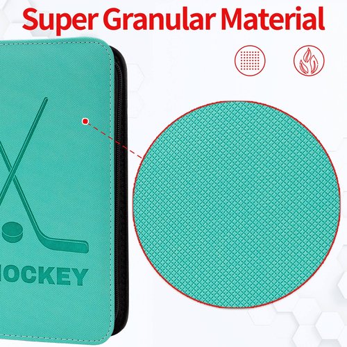Card Binder Compatible with Football Card, Trading Card, MTG and Other TCG, Fits 400 Cards with 50 Removable Pages, Card Holder Collector for Standard Size Card(football)
