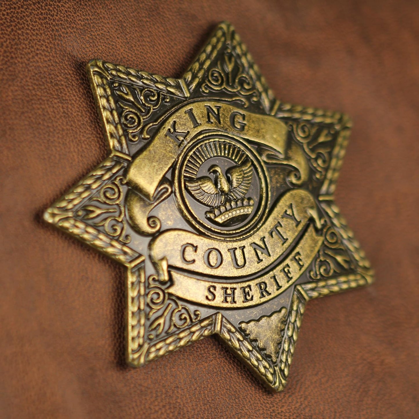 Rick Grimes Sheriff Backpack - The Walking Dead Brown Bag for Fans