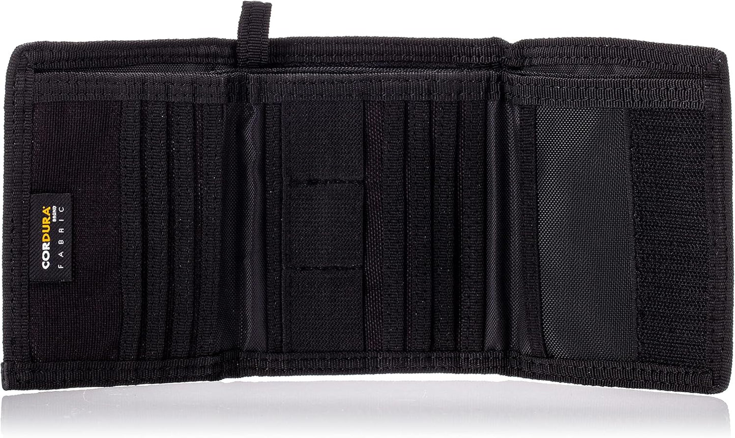 Rapdom mens Tactical RAPDOM Tactical Wallet, Black, 4.75" x 3.5" x .75"