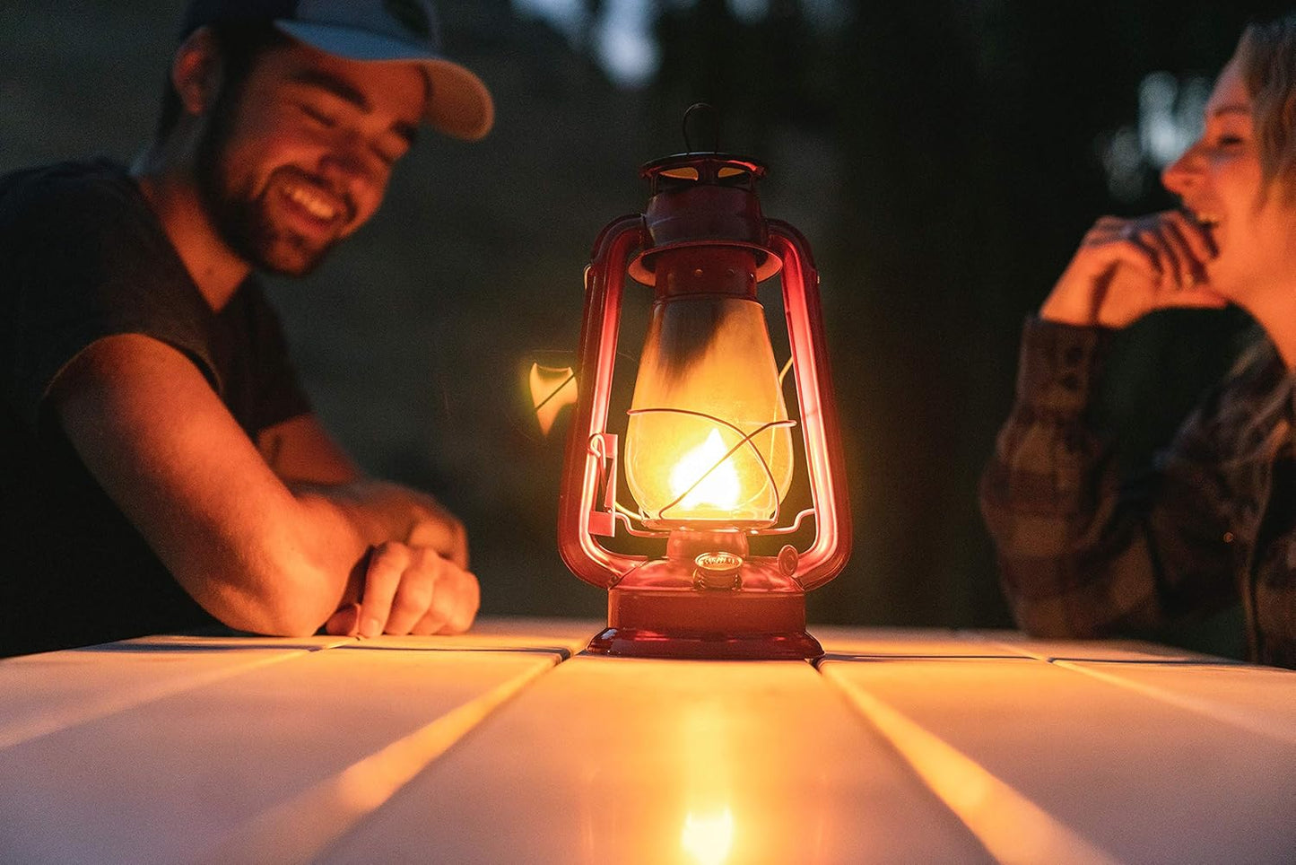 Stansport 12" Hurricane Lantern (127), 12inch, Red