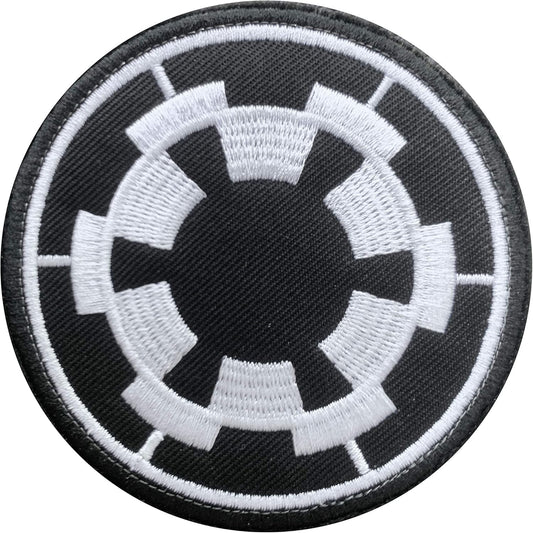Antrix Galactic Empire Empire Target Tactical Applique Fastener Hook and Loop Military Movie Film Galactic Empire Badge Patch -Dia.3.15"
