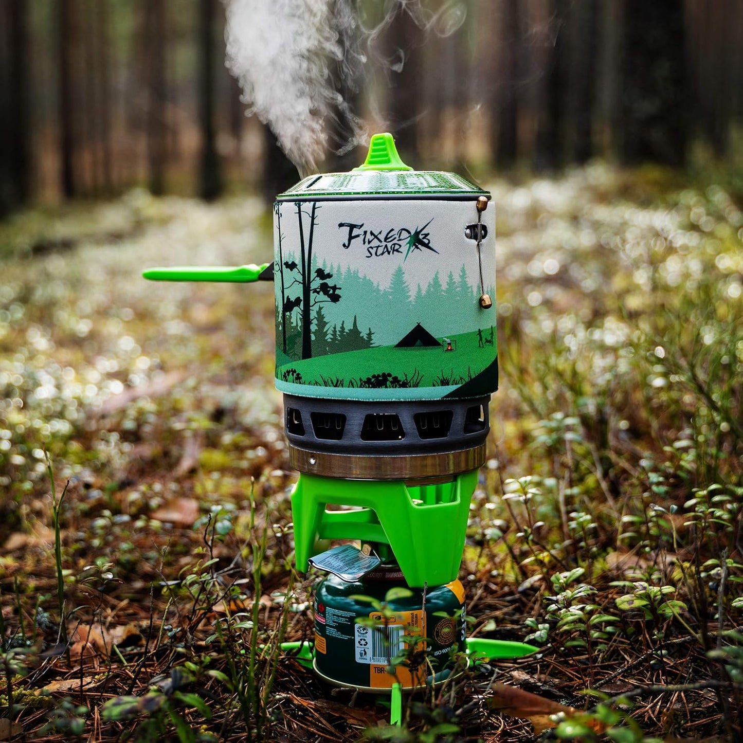 Fire-Maple "Fixed Star 1" Backpacking and Camping Stove System | Outdoor Propane Cooking Gear | Portable Pot/Jet Burner Set | Ideal for Hiking, Trekking, Fishing, Hunting Trips and Emergency Use