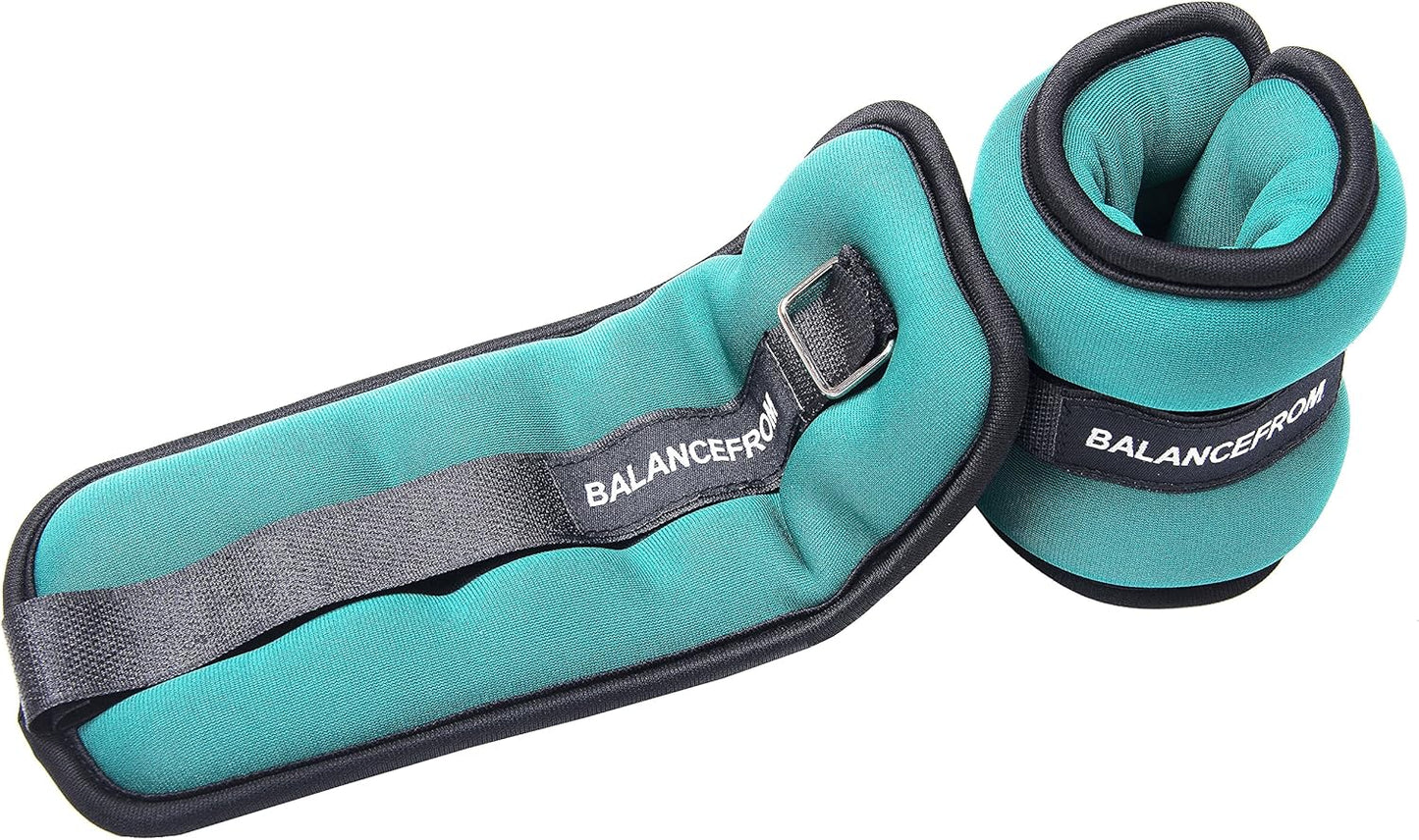 Fully Adjustable Ankle Wrist Arm Leg Weights, 1-20LBS, Multiple Options