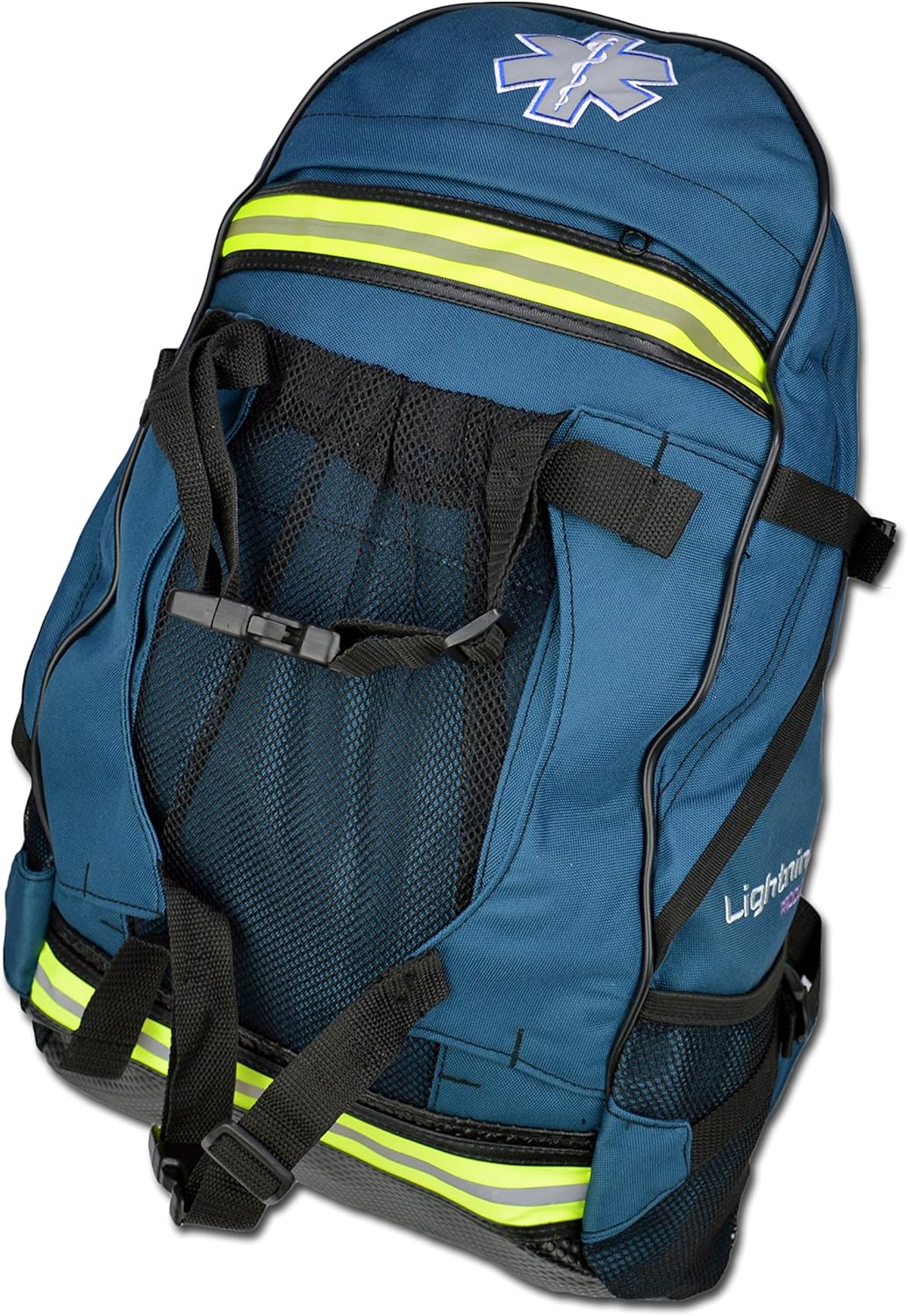 Lightning X Products EMS Special Events First Aid EMT First Responder Trauma Backpack BLS Bag - Fluorescent Orange