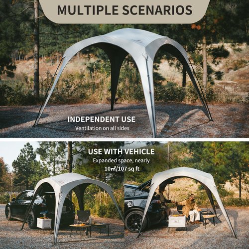 Naturehike Cloud Boundar Camping Tent, 60S Easy Setup Instant Pop up Tents for Camping,Canopy Tent for Sporting Events, Tailgating, Camping, Outdoor Activities