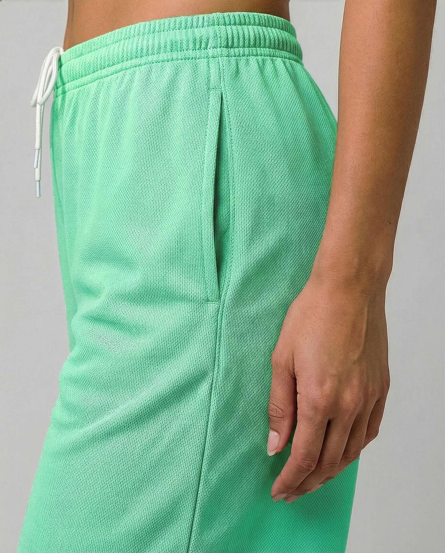 Real Essentials 4 Pack: Women's 7" Mesh Bermuda Athletic Shorts - Quick Dry Workout Running Pockets (Available in Plus Size)