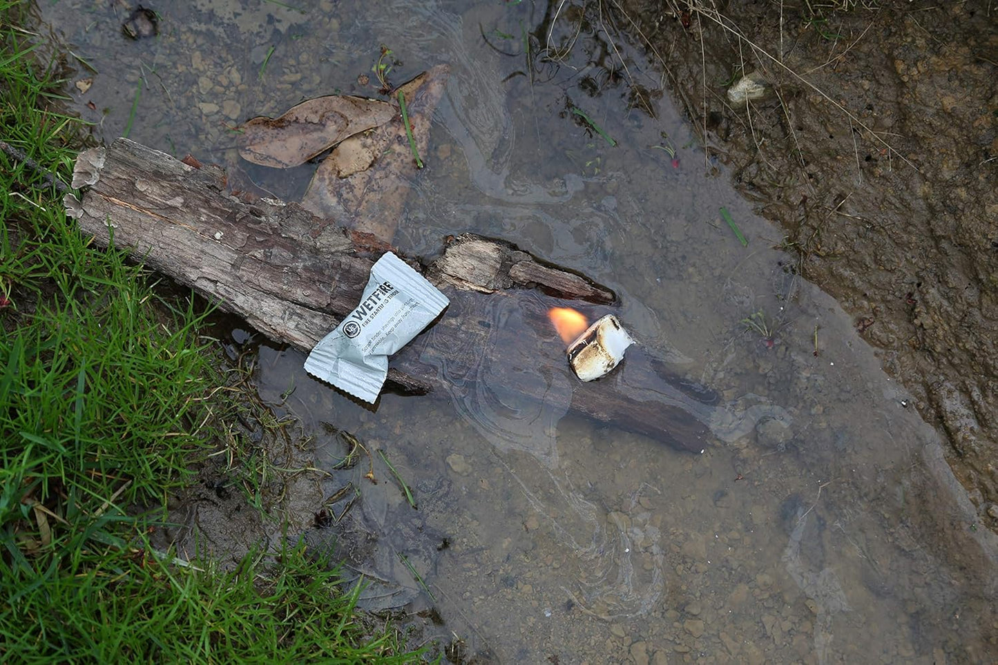 UST WetFire Tinder with Lightweight, Compact Design, Individual Packaging and 5 Year Shelf Life for Hiking, Backpacking, Camping and Outdoor Survival