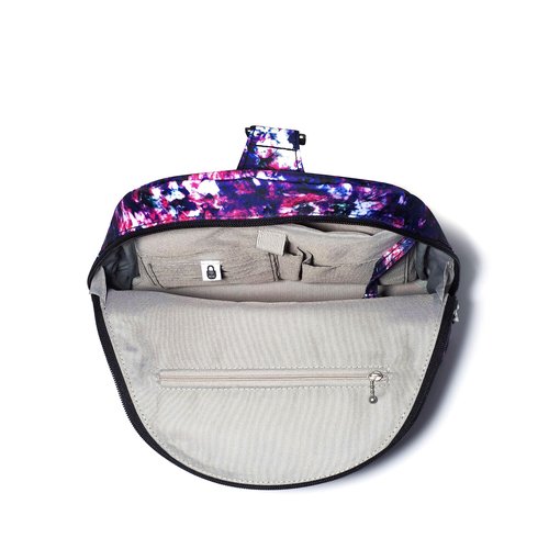 Baggallini Naples Convertible Small Daypack Sling Crossbody, Mulberry Opal