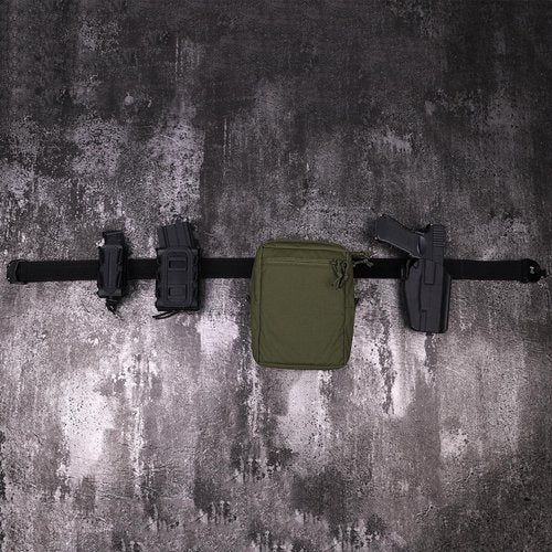 Tactical Gp Pouch, Molle General Purpose Expanded Storage Tall Bags Large Utility Nylon Bag for Duty Belt and Vest