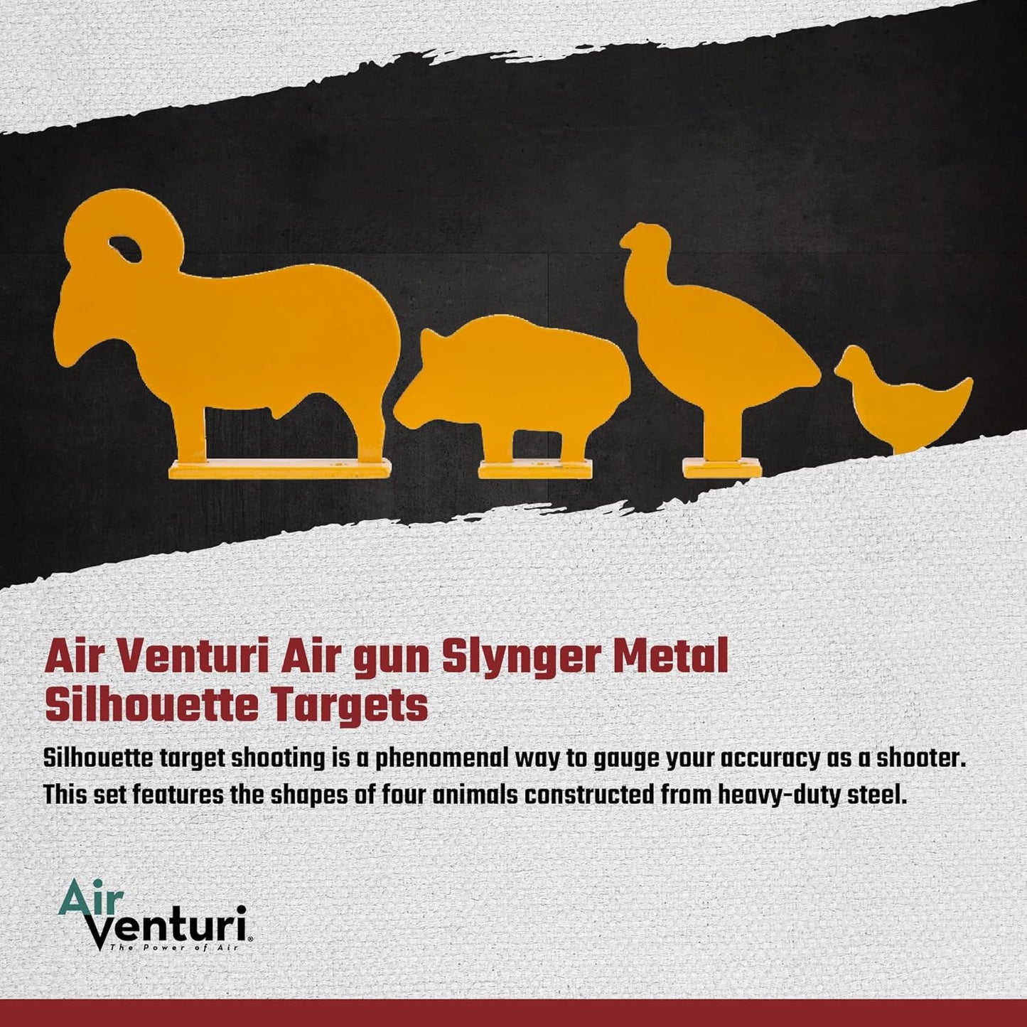 Air Venturi Precision Airgun Target for Accurate Shooting Practice