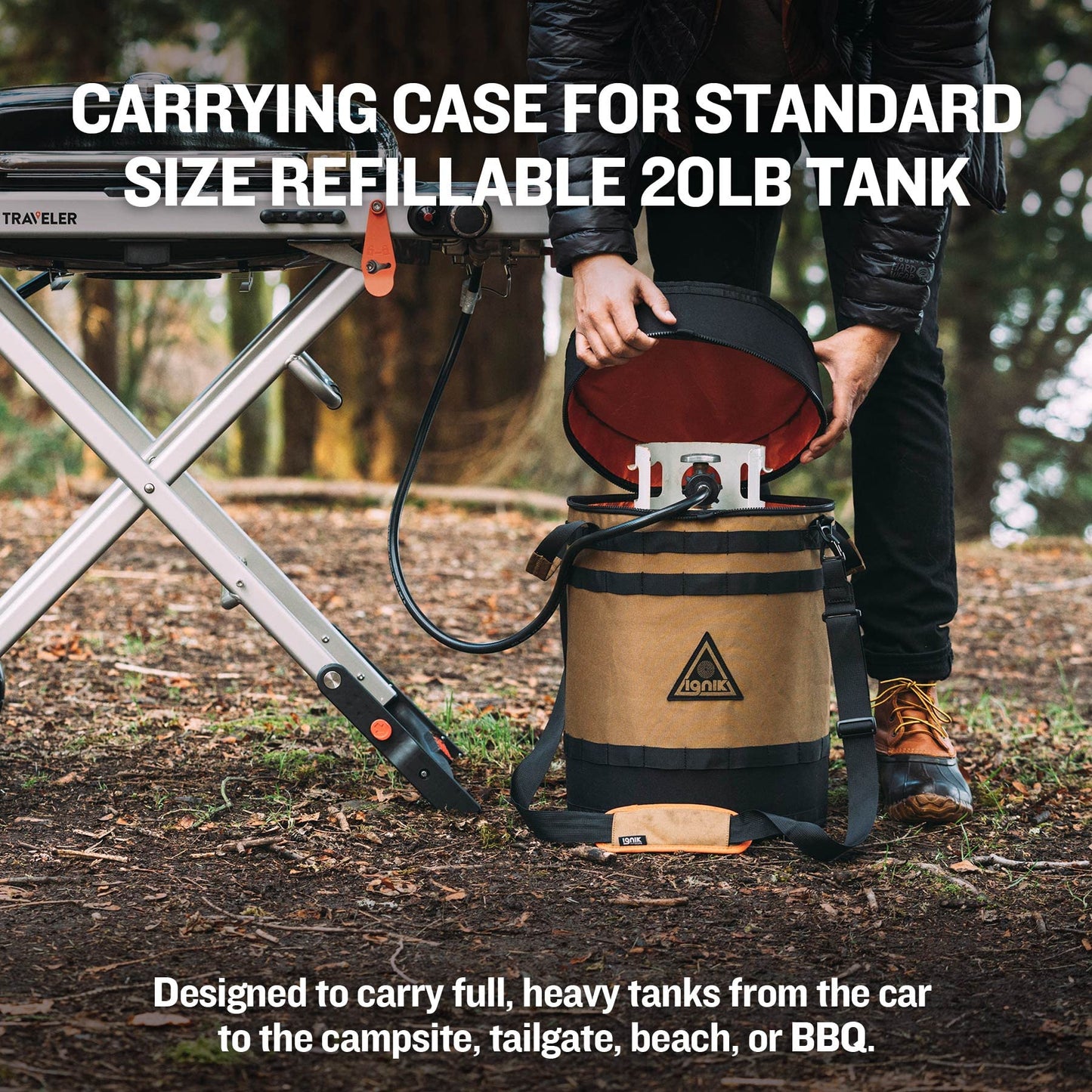 Ignik 20-Pound Propane Tank Case with Bucket Lid Seat