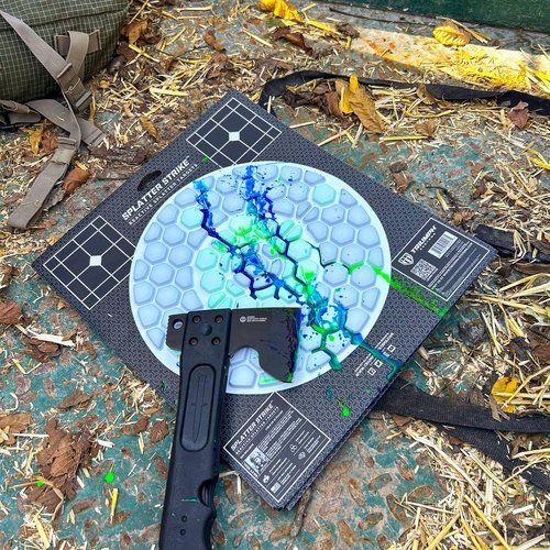 Splatter Strike - Oozing Splatter Bullseye Target - 14"x12" - 10" Bullseye - 1 Target