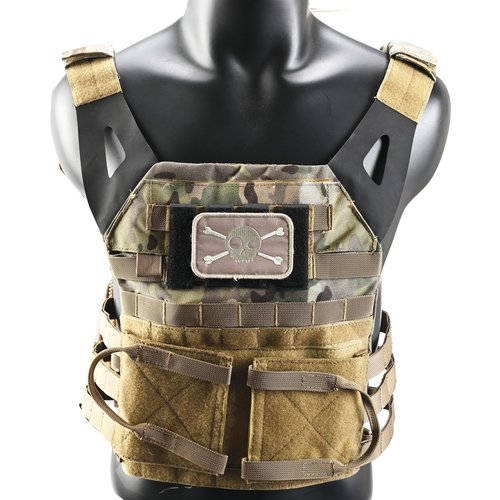 Molle Patch Panel Straps,Molle Straps Attaching Tactical DIY Patch,Molle Hook and Loop Panel Straps 3″×1″for 3-inch High Patch(4 Pack)