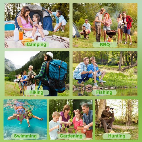BuggyBands 24 Pack Mosquito Bracelets, Mosquito Bands for Adults and Kids with Individually Wrapped & DEET Free, Natural and Waterproof Wristbands Citronella Bracelets for Camping Hiking
