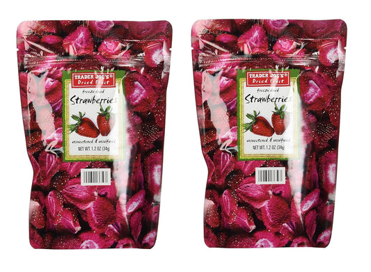 Trader Joe's Freeze Dried Strawberries (2 Pack)