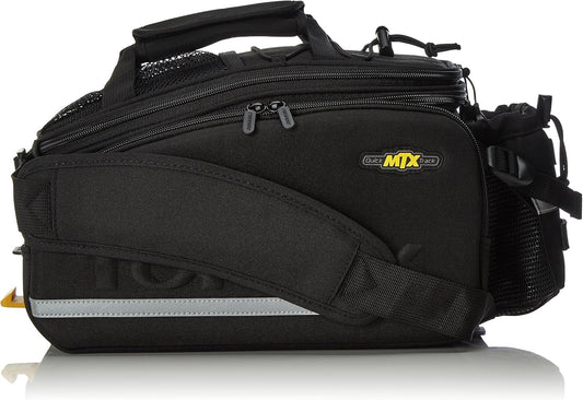 Topeak MTX DX Trunk Bag for Bicycles - Durable, Spacious & Easy Attach Storage
