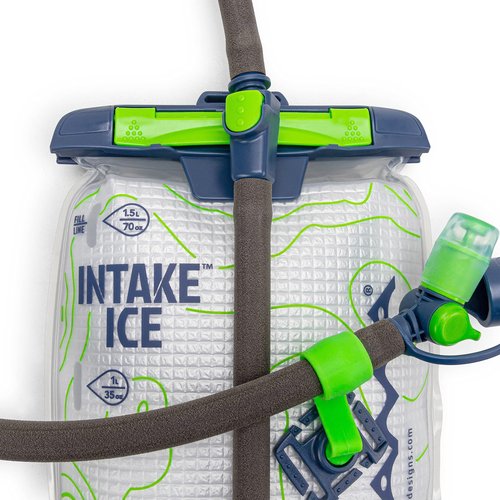 Mazama Intake ICE 1.5L Insulated Hydration Reservoir with Insulated Tube - Keeps Liquids Cold for up to Four Hours - Water Bladder for Hiking, Camping and Outdoor Adventures