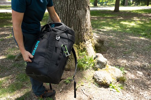 Notch Hauler Free-Standing Backpack 70 Liter Carrying Capacity, Integrated Helmet Compartment, 4 Gear Handles, Sculpted Shoulder Straps, Weather-Resistant 1680 Denier Fabric (99715)