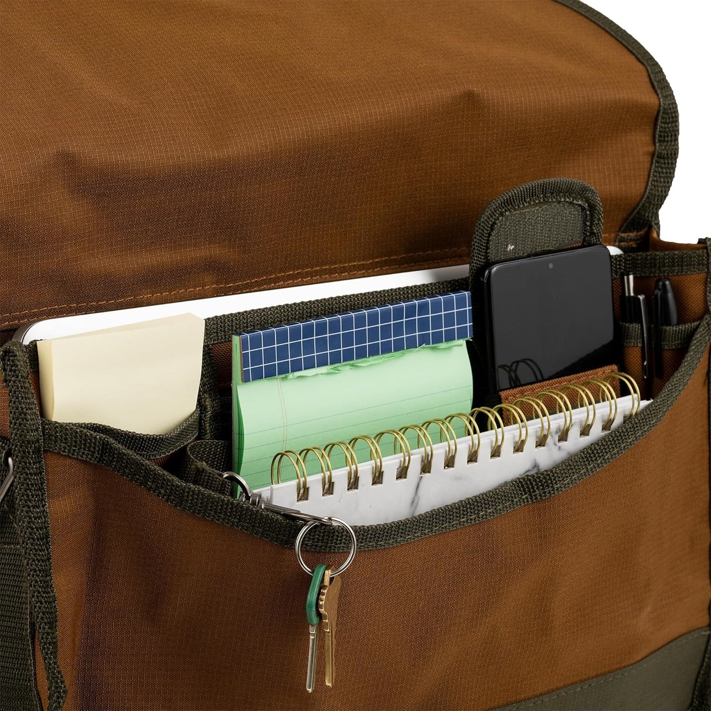 Bucket Boss Contractor's Briefcase in Brown, 62100, Brown|Brown and Green