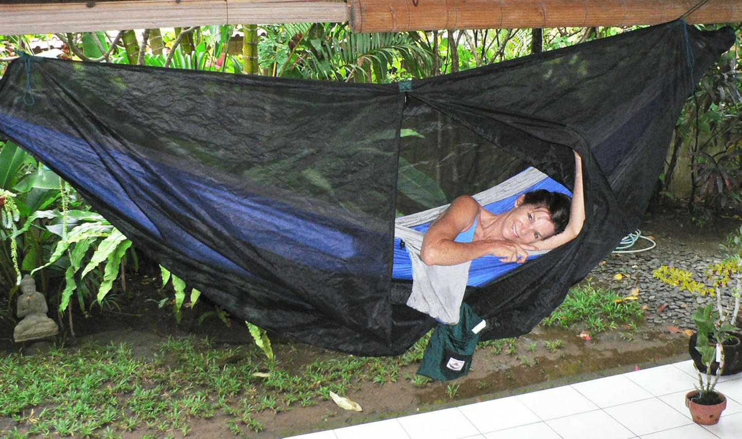 Hammock Bliss Mosquito Net Cocoon -The Ultimate Hammock Bug Net with Insect Proof No See Um Mesh – Make Hammock Camping A Bug Free Experience