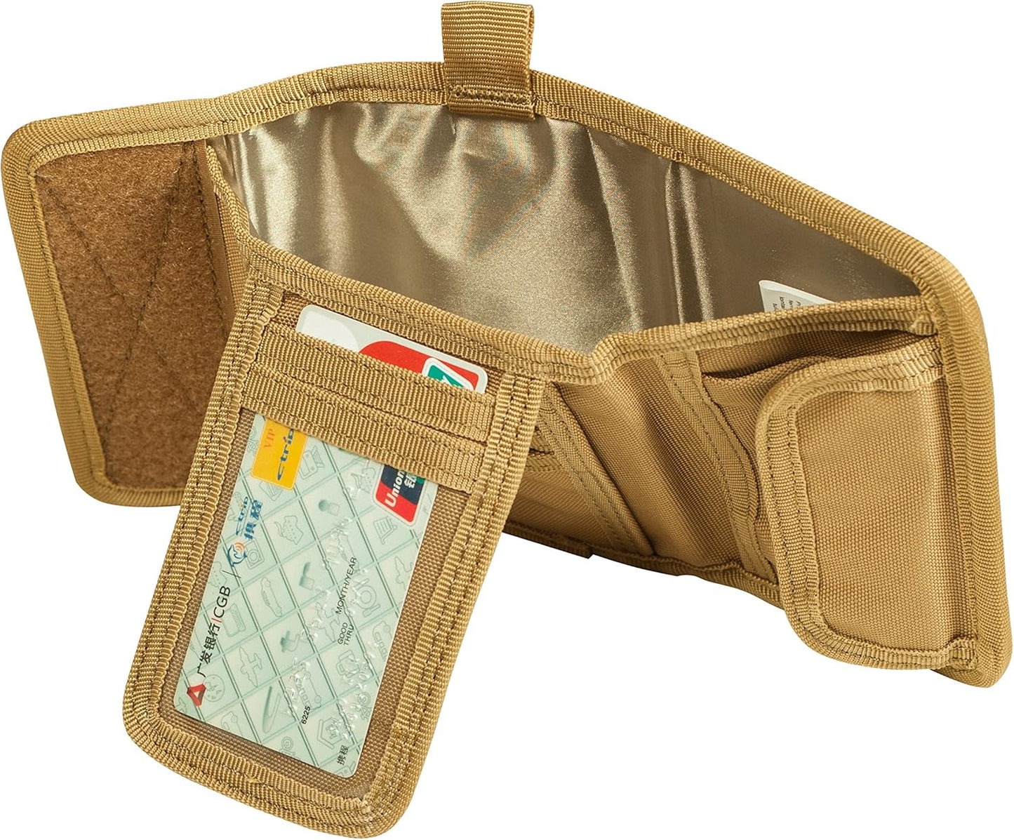 RFID Blocking Micro Wallet - Seibertron Tactical 2.0 Cash Purse for Gear