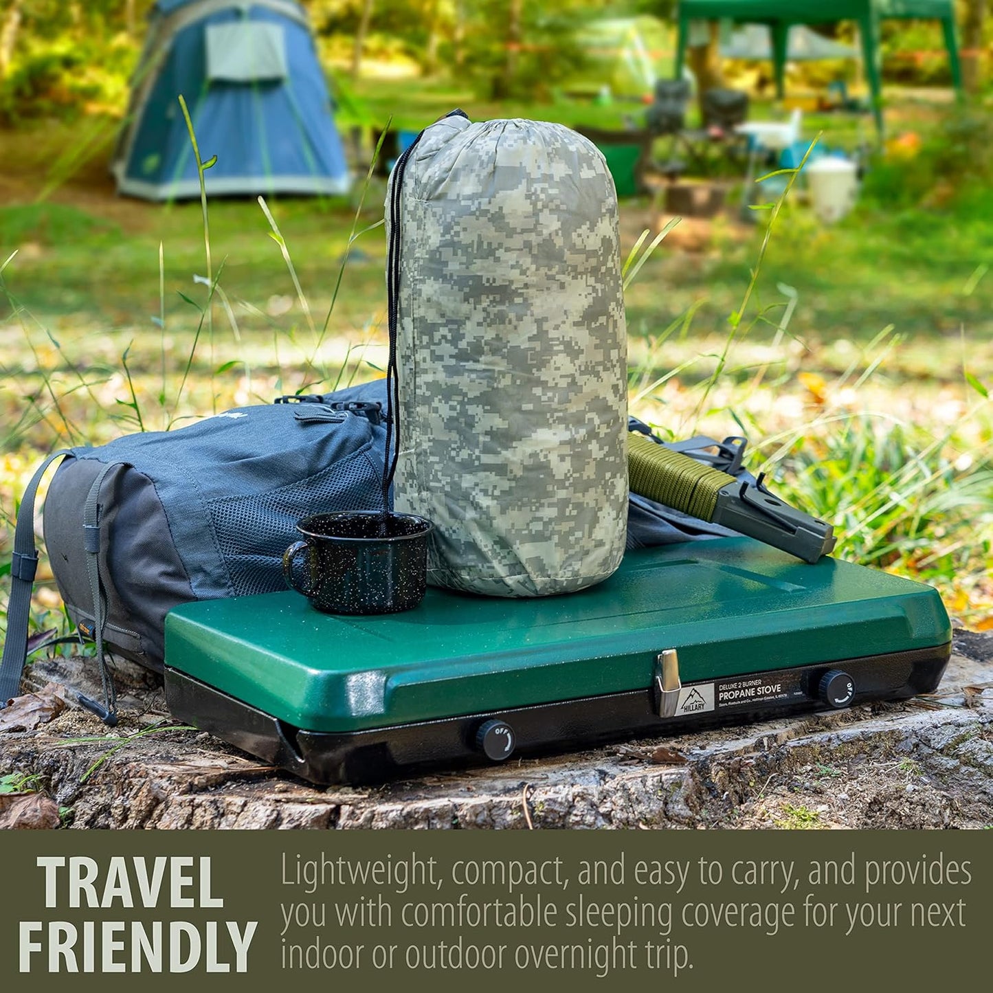 Maxam Sleeping Bag, 28 x 73", Olive Drab