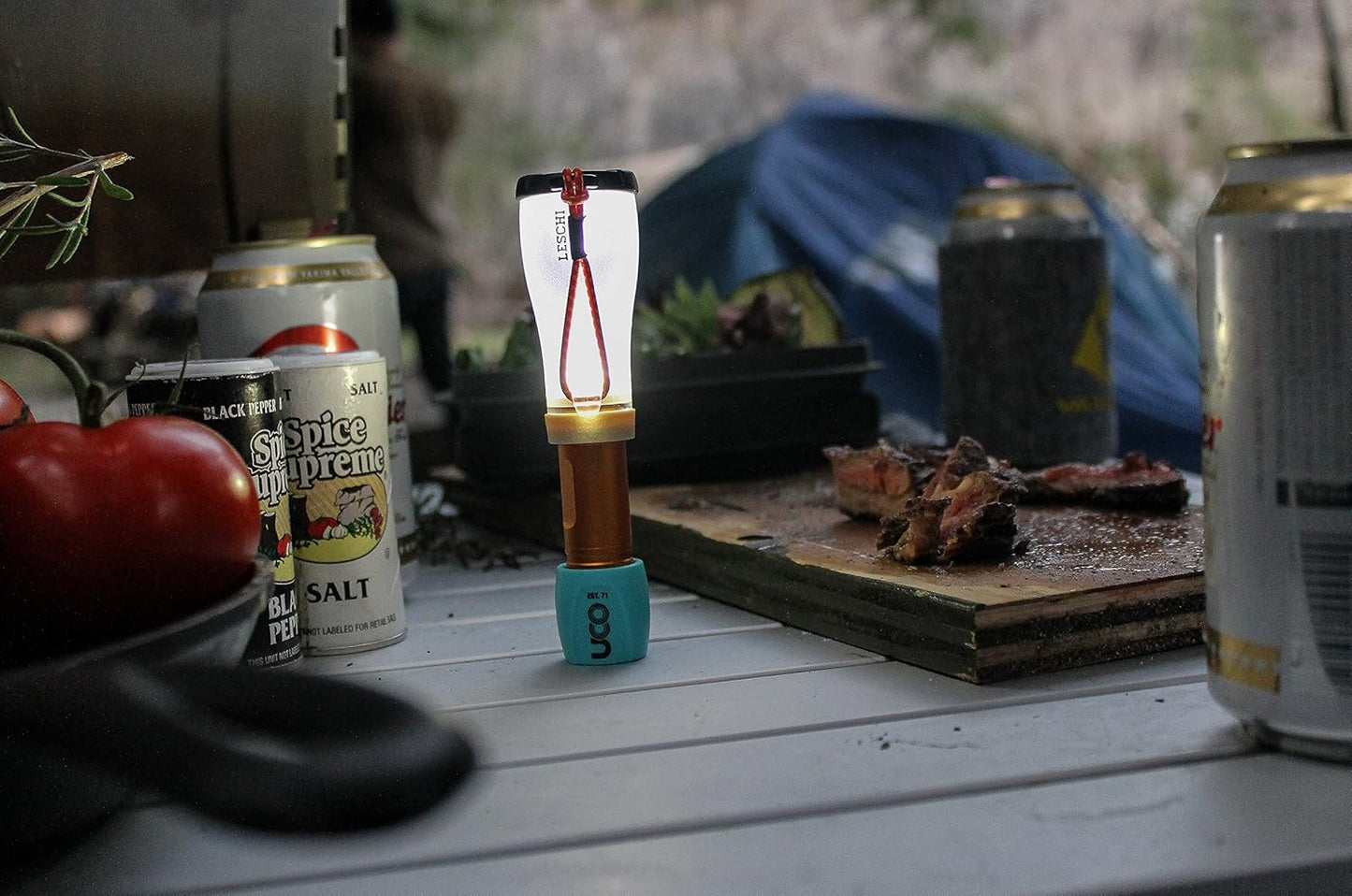UCO Leschi Lantern, 110 Lumen Camping Lantern and Battery-Powered LED Flashlight with Dimmer and Strobe